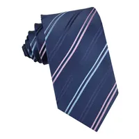 Simple Style Stripe Polyester Yarn Unisex Tie sku image 50