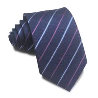 Simple Style Stripe Polyester Yarn Unisex Tie sku image 49