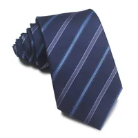 Simple Style Stripe Polyester Yarn Unisex Tie sku image 70