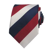 Simple Style Stripe Polyester Yarn Unisex Tie sku image 105