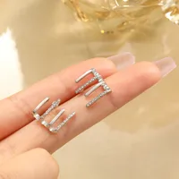 Heart Ethnic Style Alloy No Inlaid Earrings Ear Studs sku image 13