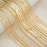 Wholesale Jewelry Solid Color Basic Simple Style 304 Stainless Steel 18K Gold Plated Necklace main image 2