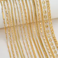 Wholesale Jewelry Solid Color Basic Simple Style 304 Stainless Steel 18K Gold Plated Necklace main image 4