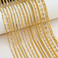 Wholesale Jewelry Solid Color Basic Simple Style 304 Stainless Steel 18K Gold Plated Necklace main image 7