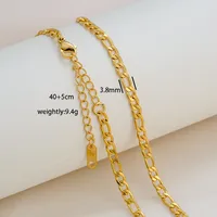Wholesale Jewelry Solid Color Basic Simple Style 304 Stainless Steel 18K Gold Plated Necklace sku image 22