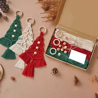 Christmas Cotton Rope Geometric Classic Style Party Festival Hanging Ornaments main image 1