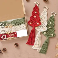 Christmas Cotton Rope Geometric Classic Style Party Festival Hanging Ornaments sku image 3