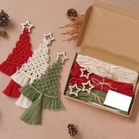 Christmas Cotton Rope Geometric Classic Style Party Festival Hanging Ornaments main image 3