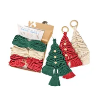 Christmas Cotton Rope Geometric Classic Style Party Festival Hanging Ornaments main image 5