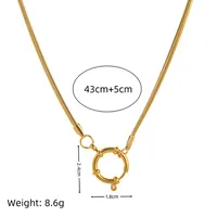 Heart Shape Casual Elegant Streetwear 18K Gold Plated 201 Stainless Steel 304 Stainless Steel Pendant Necklace Wholesale sku image 8