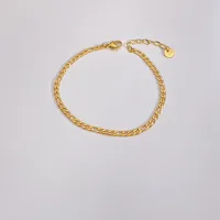 Géométrique Décontractée Plaqué Or 16 Carats Or Blanc Plaqué Plaqué Or Acier Inoxydable 304 Bracelets En Masse sku image 5