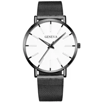 Men's Casual Watch Fashion Geneva Couple Men's And Women's Simple Business Mesh Quartz Watch main image 2