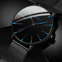 Reloj Casual De Los Hombres De Comercio Exterior Moda Ginebra Pareja Reloj De Cuarzo De Malla De Negocios Simple Para Hombres main image 5