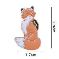 Rabbit Animal Panda Accessories Cartoon Style Cute Cowboy Style Badge Brooches Collar Pin Alloy Office Outdoor Daily Button Pin sku image 12