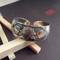 Géométrique Fleur Rétro Alliage Bracelet De Gros sku image 20