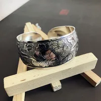 Géométrique Fleur Rétro Alliage Bracelet De Gros sku image 5