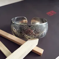 Géométrique Fleur Rétro Alliage Bracelet De Gros sku image 7