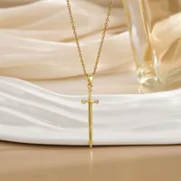 Heart Shape Elegant Glam Zircon 304 Stainless Steel Copper Pendant Necklace Wholesale sku image 4