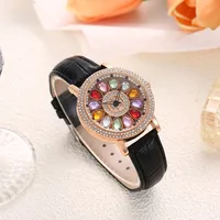 Live New Time-running Watch Women's Non-automatic Large Dial Gipsophila Rhinestone Fashion Women's Watch main image 2