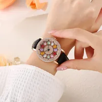 Live New Time-running Watch Women's Non-automatic Large Dial Gipsophila Rhinestone Fashion Women's Watch main image 4