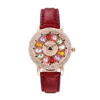 Live New Time-running Watch Women's Non-automatic Large Dial Gipsophila Rhinestone Fashion Women's Watch main image 5