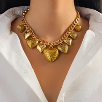 Retro Classic Style Metal Heart Shape Women's Jewelry Set main image 1