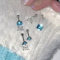 1 Paire 3 Paires Rond Élégant Femme Style Simple Acier Inoxydable 304 Boucles D'Oreilles main image 2