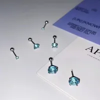 1 Pair 3 Pairs Round Elegant Lady Simple Style 304 Stainless Steel Ear Studs main image 8