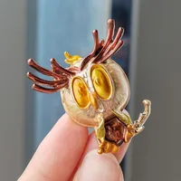 Animal Glam Cute Shiny Alloy Plating Unisex Brooches main image 5