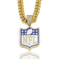 Letter Hip-Hop Vintage Style Rhinestones Zinc Alloy Pendant Necklace Wholesale main image 5