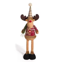 Christmas Doll Christmas Retractable Elderly Snowman Elk Christmas Decoration Supplies Christmas Atmosphere Decorations sku image 5