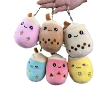 Tasse De Thé Au Lait Poupée Mignonne Petit Pendentif Simulation Lait Thé Boutique Cadeau Grab Machine Poupée En Peluche Jouet Poupée Cadeau main image 5