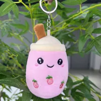 Milk Tea Cup Cute Doll Small Pendant Simulation Milk Tea Shop Gift Grasping Machine Doll Plush Toy Doll Gift sku image 4