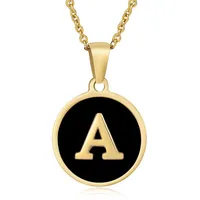 Letter Elegant Lady Alloy Pendant Necklace Wholesale sku image 1