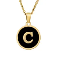 Letter Elegant Lady Alloy Pendant Necklace Wholesale sku image 3