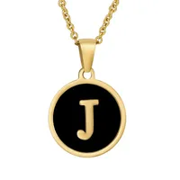 Letter Elegant Lady Alloy Pendant Necklace Wholesale sku image 10