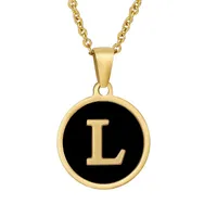 Letter Elegant Lady Alloy Pendant Necklace Wholesale sku image 12