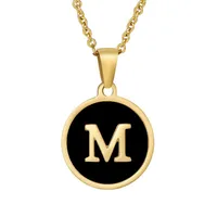 Letter Elegant Lady Alloy Pendant Necklace Wholesale sku image 13