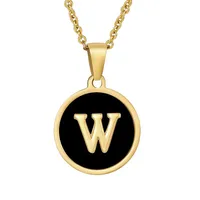 Letter Elegant Lady Alloy Pendant Necklace Wholesale sku image 23