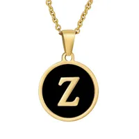 Letter Elegant Lady Alloy Pendant Necklace Wholesale sku image 26