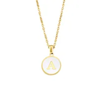 Letter Elegant Lady Alloy Pendant Necklace Wholesale sku image 27