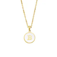 Letter Elegant Lady Alloy Pendant Necklace Wholesale sku image 28