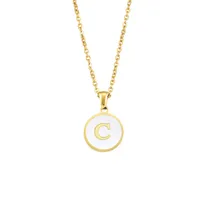 Letter Elegant Lady Alloy Pendant Necklace Wholesale sku image 29