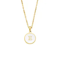 Letter Elegant Lady Alloy Pendant Necklace Wholesale sku image 31