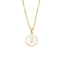 Letter Elegant Lady Alloy Pendant Necklace Wholesale sku image 36