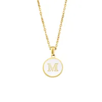 Letter Elegant Lady Alloy Pendant Necklace Wholesale sku image 39