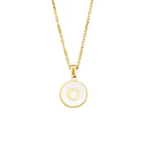Letter Elegant Lady Alloy Pendant Necklace Wholesale sku image 41