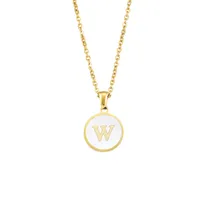 Letter Elegant Lady Alloy Pendant Necklace Wholesale sku image 49
