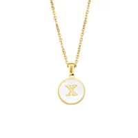 Letter Elegant Lady Alloy Pendant Necklace Wholesale sku image 50
