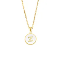 Letter Elegant Lady Alloy Pendant Necklace Wholesale sku image 52